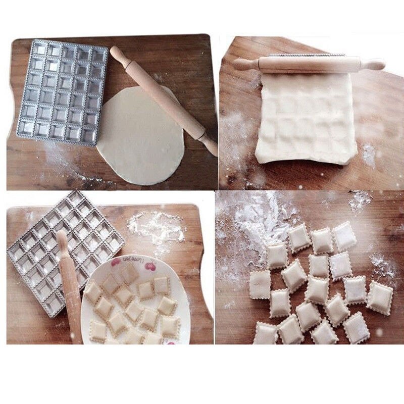 Diy ravioli maker dumpling taikina paina muotti leivonnaiset muotti keittiö gadget työkalut pastan ystäville kotiäidit
