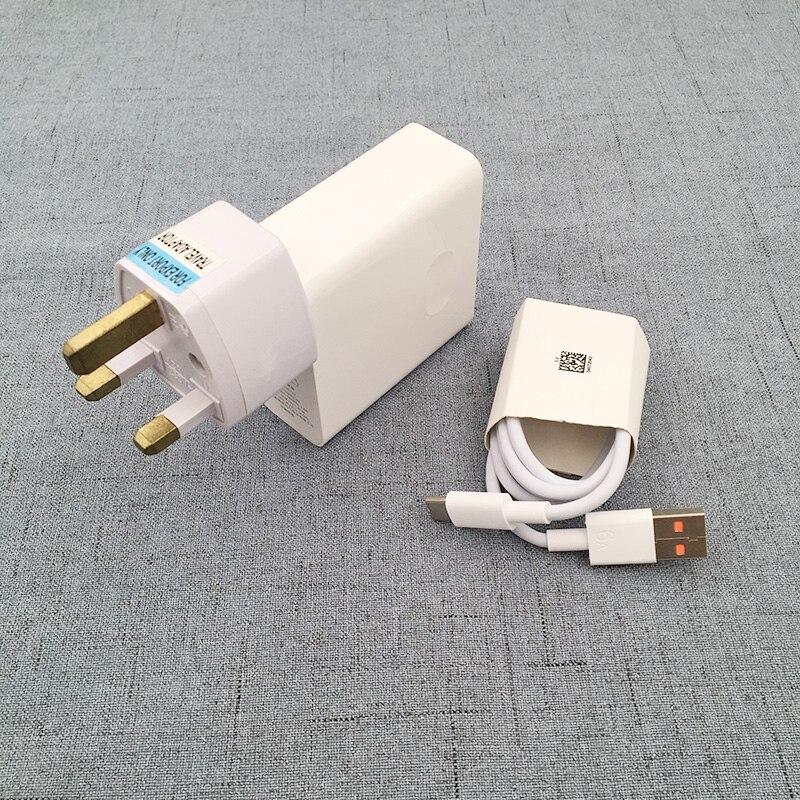 Originele Honor 100W Super Charger Adapter 6A Usb Type C Kabel Voor Honor 50 60 Pro Se Magic 3 huawei Mate 40 30 P50 Nova 8 9 Pro: UK Charger Add Cable