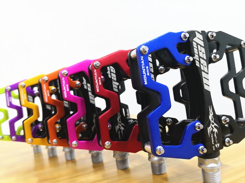 SPFASZEIV Aluminium Fietspedalen – Stevig, Gripvast En In 5 Kleuren Voor MTB/BMX/wegfiets