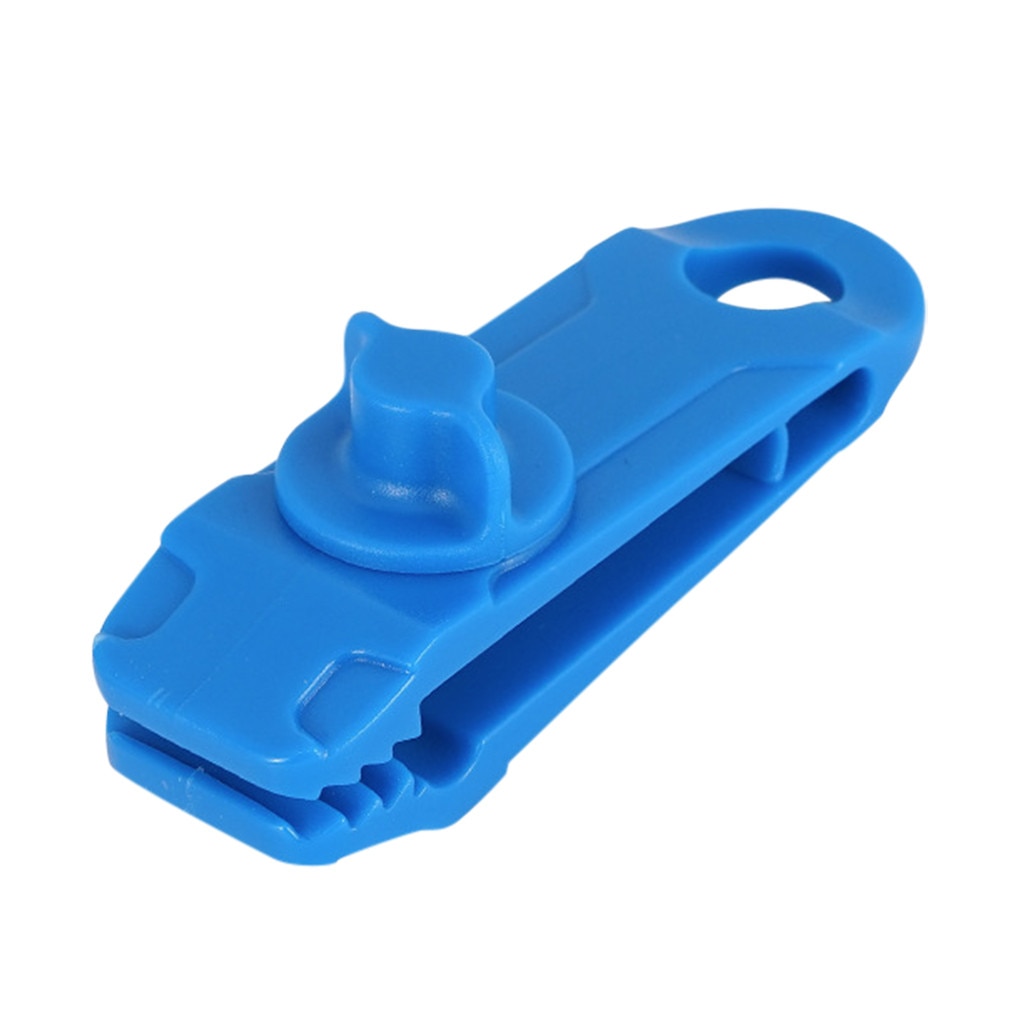 1Pcs Clips Heavy Duty Reusable Tent Clips Durable Premium Lock Grip Awning Clamp For Canopies Camping Tarps Caravan: Blue