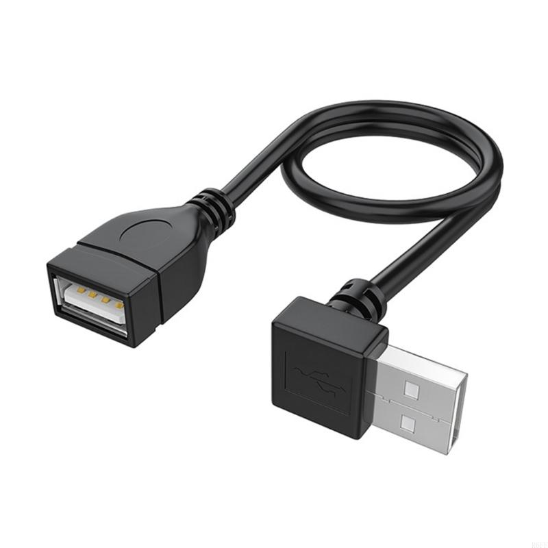 R6ff usb 2.0 hane hona förlängningssladd höger/vänster/uppåt- och nedåtkontakter (alternativ): Gul / Bunt 1