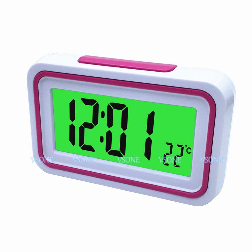 Despertador Digital LCD parlante ruso con termómetro, retroiluminado, para visión ciega o baja, 4 colores 9905RU