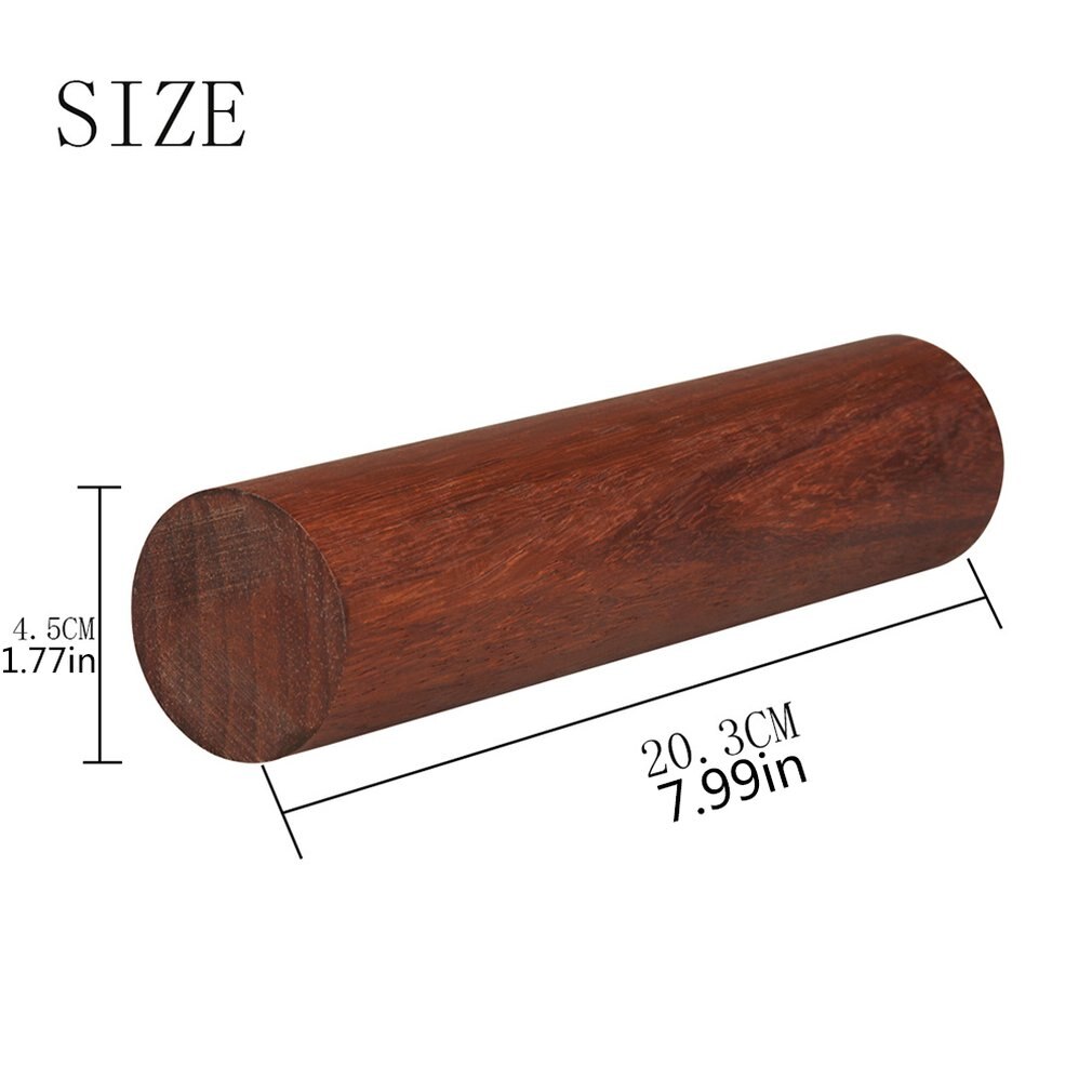 Universal sustain pedal rundt sandrør rent naturligt mahogni sandrør sandklokke legetøj percussion instrument