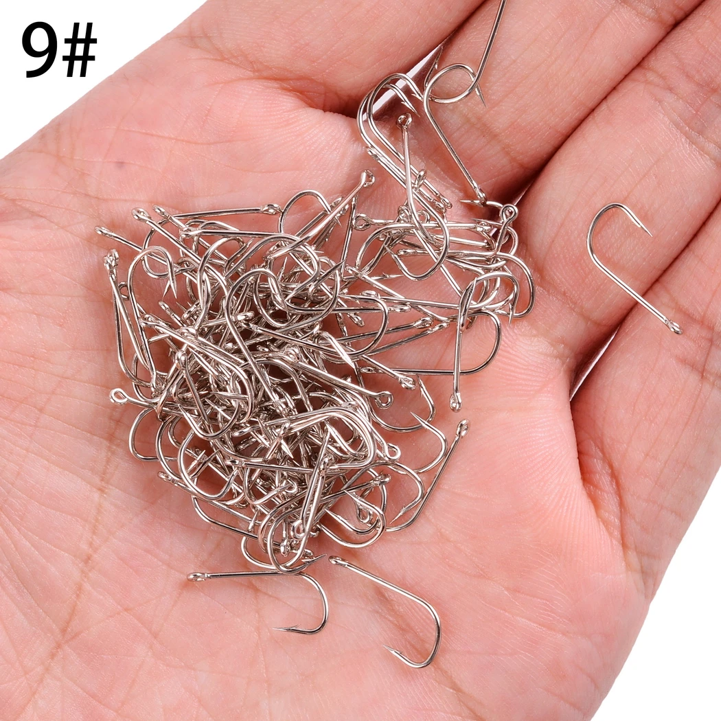 Luroad 10 stuks rotate Fishing Rig Hooks, wervelvissen voor forelvissen, forelhaken, rotorhaken, hengelwervel (maat 8