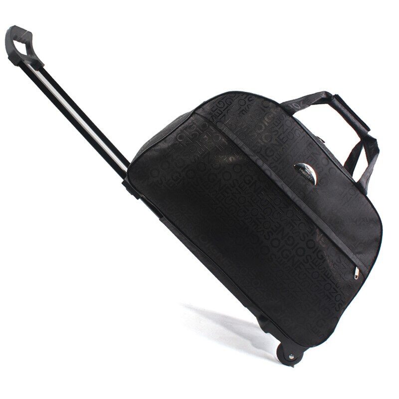 Bolsa de equipaje de viaje Trolley bolsa maleta de ruedas carro de los hombres y las mujeres bolsas de viaje con rueda llevar en el bolso: 9