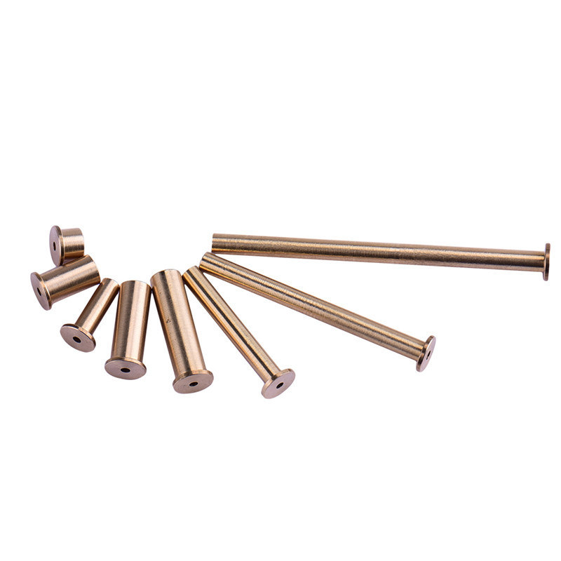 8Pcs/ Set Copper Nail Brass Plug Golf Weight Weights For .335 .355 .370 Tip Steel Shaft 2g 4g 6g 8g Club Head Kits