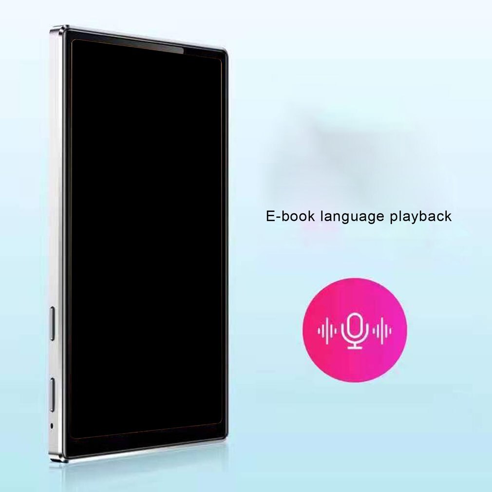 M9 Draadloze MP4 Speler Met Speaker Touch Screen 4 Inch Hd Hifi 8Gb Muziek MP3 MP4 Player Ondersteuning Video tf Card