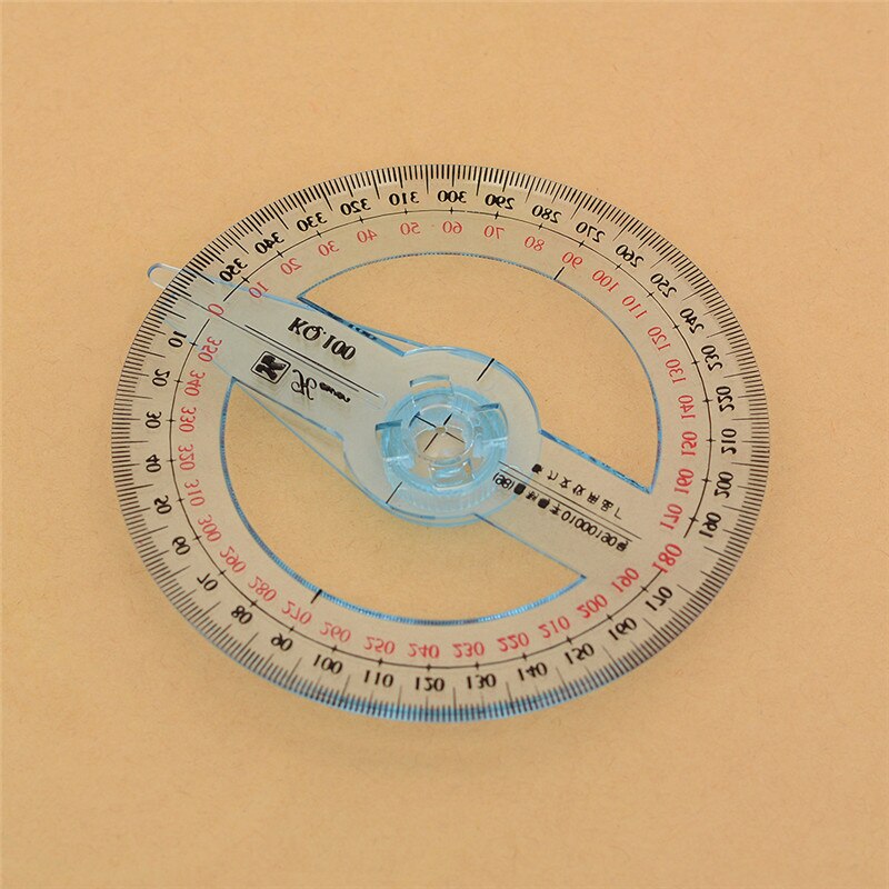 360 Degree Protractor 10cm Angle Finder Student Office Engineer school office supplies stationery tools