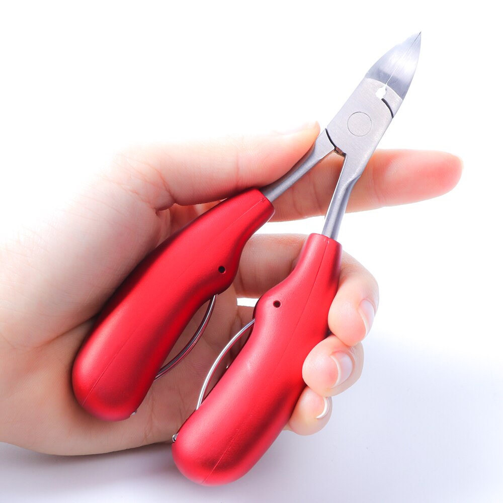 Full skönhet skarp böjd paronychia remover nagelsax manikyr tår död hud tång trimning nagelklippare nipper chq 1-8