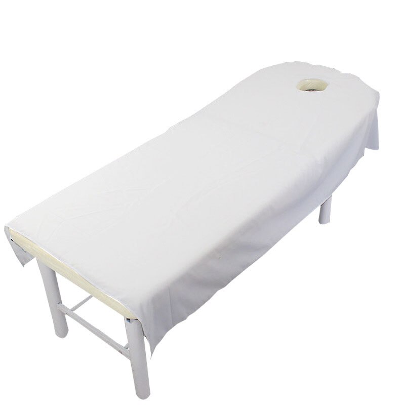 Cover For Beauty Massage Elastic Spa Bed Table Salon Couch Bedding Beauty Bed Beauty Massage Physiotherapy Bed Cover: WHITE