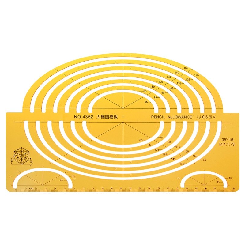 K Resin Flow Chart Symbol Drafting Template Ruler Stencil Measuring Tool Student: 4352
