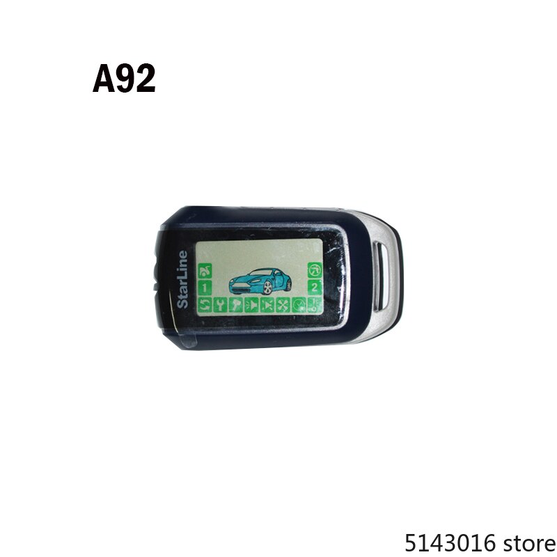 Starline A91 dos vías LCD Control remoto llavero cadena llavero ruso vehículo seguridad sistema de alarma de coche de dos vías Starline a91