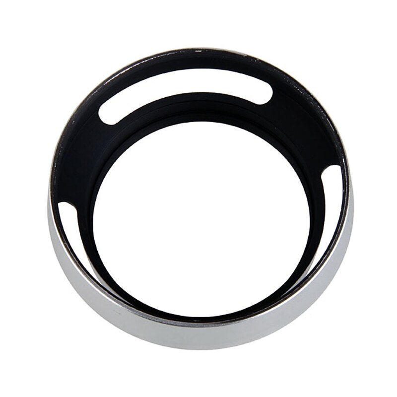 Capot de filetage interne de couvercle Oblique de lentille argentée en Aluminium de 37mm pour Leica Slr N84A