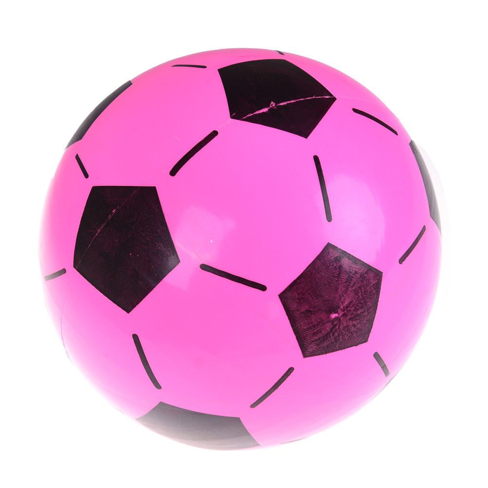 1PC Inflatable PVC Football Soccer Ball Kids Children Beach Pool Sports Ball Toy: GRAY