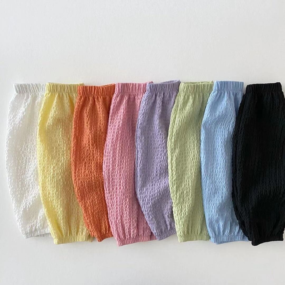Pantalon Anti-moustique pour bébé fille et garçon, 0-3T, couleurs acidulées, vêtements de printemps et d'été, 7671