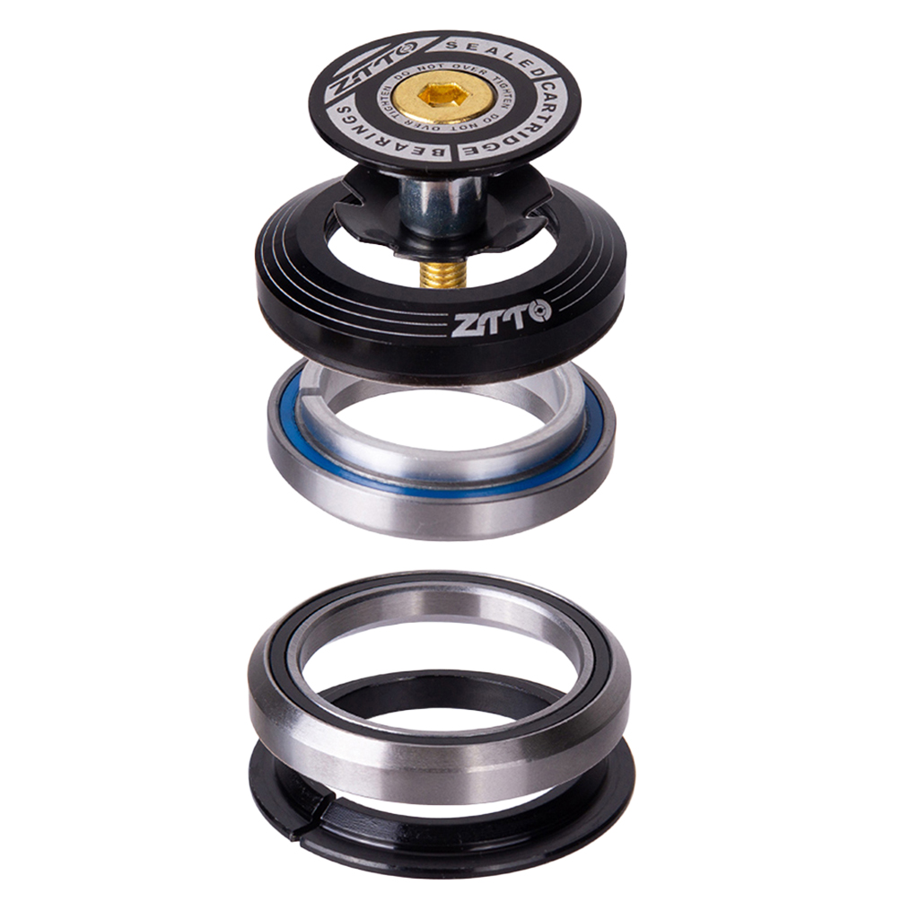 Lightweight Aluminum Alloy Road Bike Headset Bicycle Threadless Steer Tube Tapered Fork Bearing Head Set