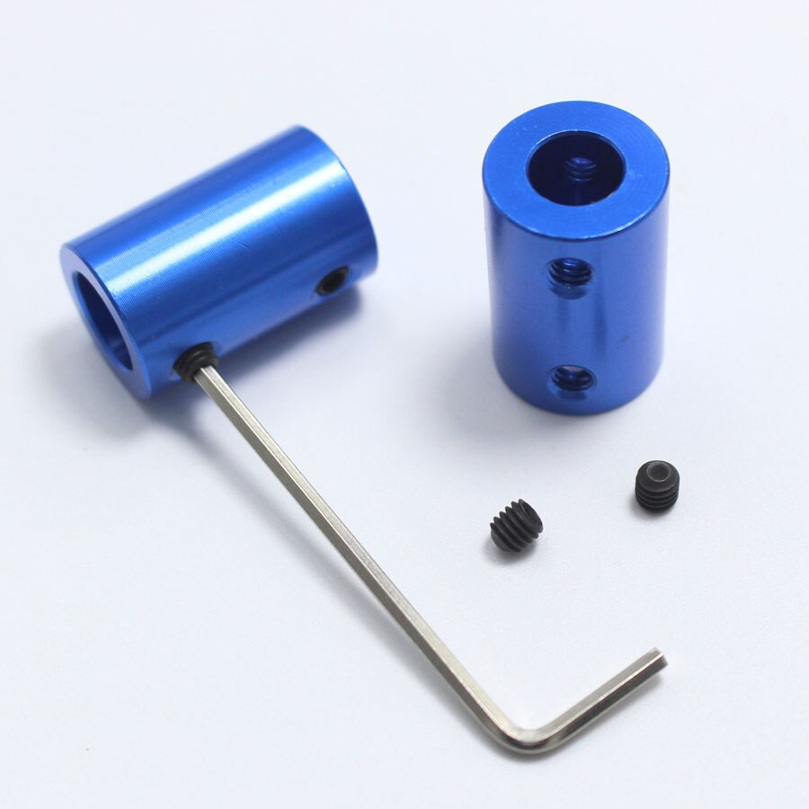 5mm to 8mm DIY Motor Shaft Coupling Joint Adapter for Electric Car Toy Coupling Hexagonal Brass Hex Connector Robot Accessories