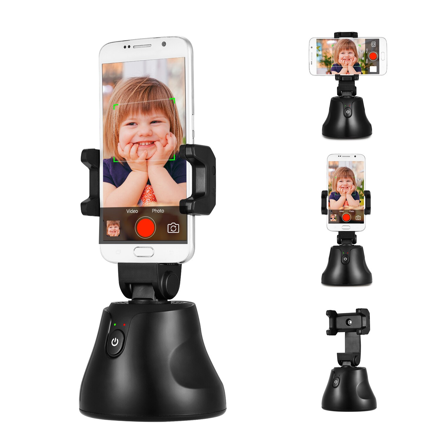 Andoer Smart Selfie Stick Tripod - 360° Auto Face Object Tracking - WiFi Enabled - Portable for Vlogging