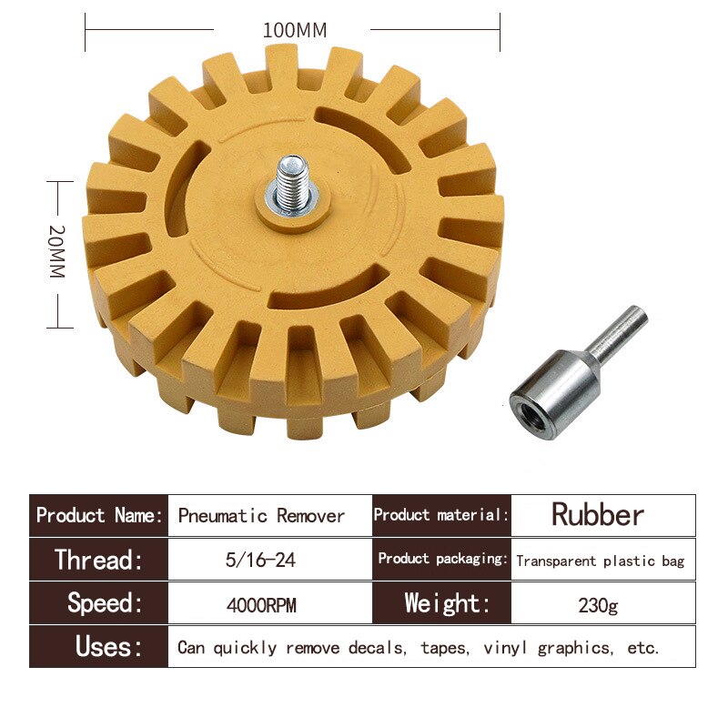 Rubber wheel, rubber grinding wheel, tire polishing wheel Removing