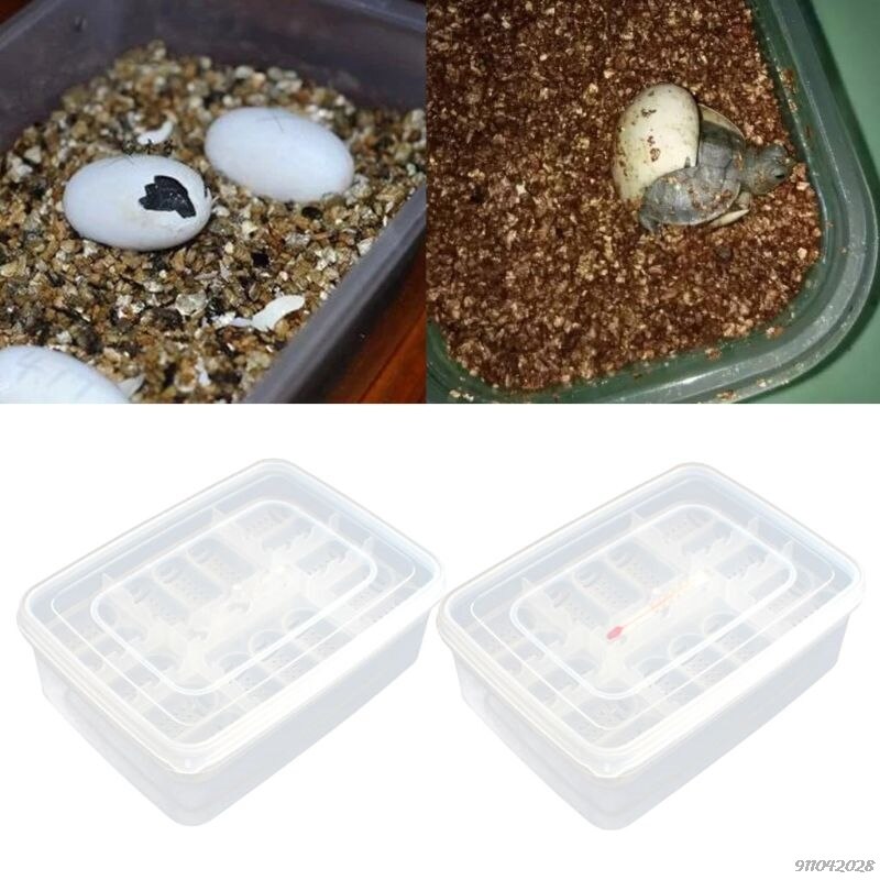 Reptile Egg Tray Snake Lizard Egg Hatching Incubator Box Gecko Dedicated Hatcher Device Tortoise Turtle Incubator Supplie j28 21