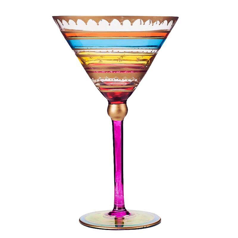Europa Blei-freies Farbige Zeichnung weingläser Becher Große Champagner Flöte Glas Cocktail glas lustige gläser Bar Party Getränk