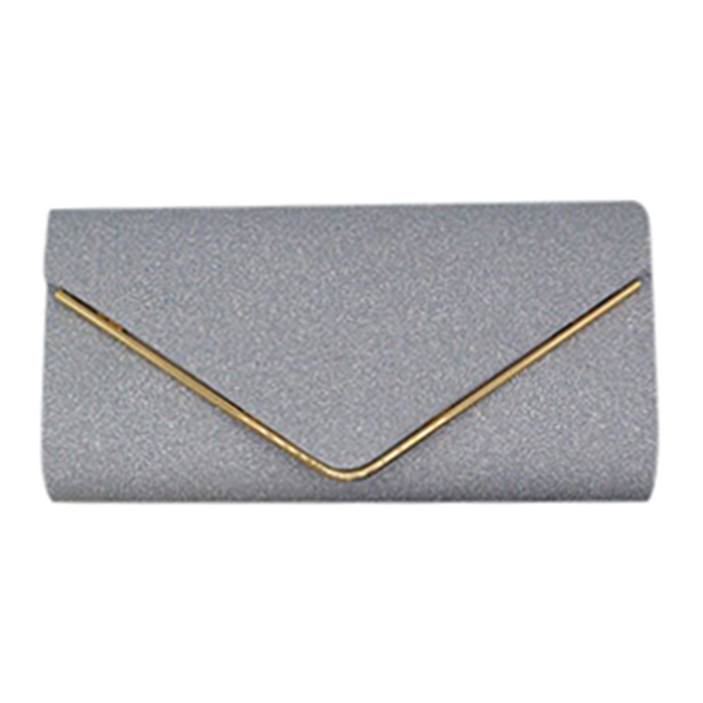 Transer couleur unie femmes sac à bandoulière brillant enveloppe portefeuille pochette sacs à main sac de soirée sacs à main pour la fête O 35