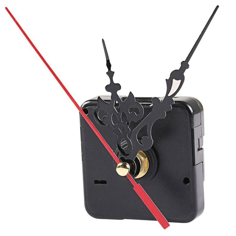 1 set tyst stor ersättning väggklocka kvarts klocka händer diy klocka reparation klocka rörelse delar mekanism rörelse vägg  d9 h 1