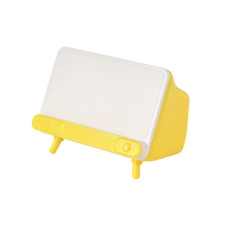 Retro Desktop TV Tissue Box Simple Mobile Phone Holder IPAD Tablet PC Movie Rack Tissue Paper Household Kitchen Organization: yellow