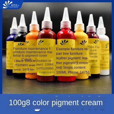 Lederen Meubels Kosmetiek Reparatie Materiaal Pigment Plakken Leer Pasta Kleur Pasta Kleur Essentie Filmvormende Middel Reparatie Le: Blauw