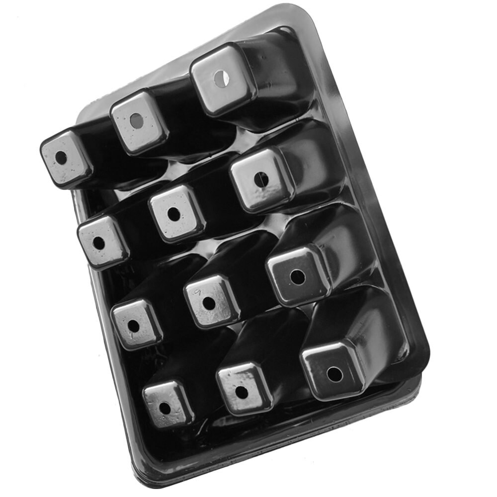 12 Holes Plastic Nursery Box Plant Germination Tray Planter With Lids Hydroponic Seeds Grow Box Seedling Tray Garden Supplies
