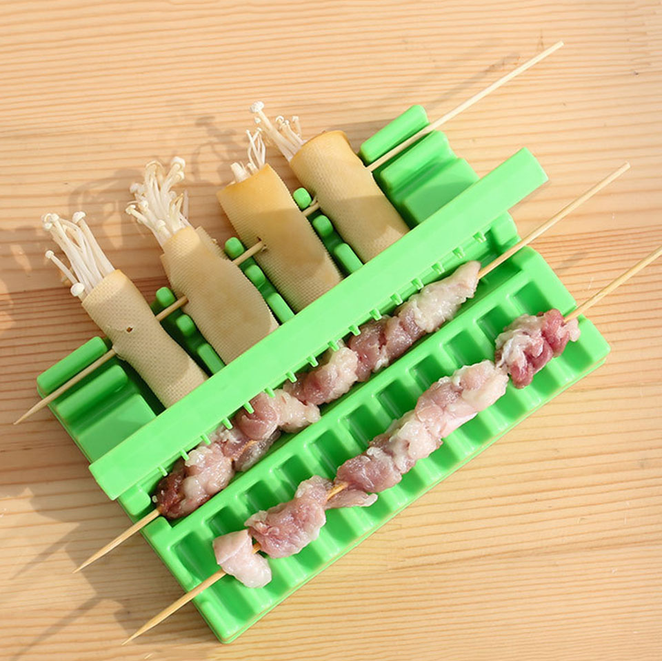 Espetos de churrasco multifuncional, artefato criativo, casa para churrasco, carne de porco, artefato, ferramentas para churrasco, utensílios de cozinha