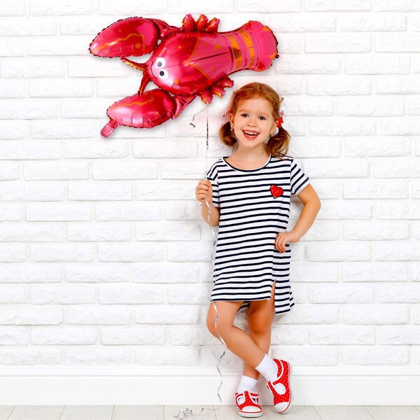 8 Pieces Ocean Animals Balloons Large Animal Balloons Cartoon Fish Balloons Foil Balloons for Kids Birthday Party Decoration Sup