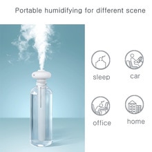 White Adjustable Height Donut USB Humidifier Portable Ultrasonic Mist Maker Aroma Diffuser for Home Office Travel Air Humidifier