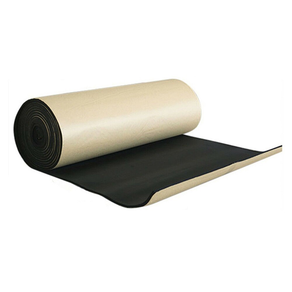 1x1m 10mm coche insonorizado aislamiento acústico sonido Deadener Material de espuma acústica coche Control de sonido Mat automotriz deadener pared