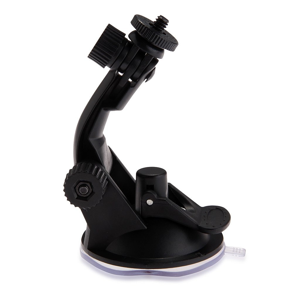 Support de voiture à aspiration pour caméra Gopro Hero 7/6/5/4/3/3 +/2/1, 1/4 pouces, noir