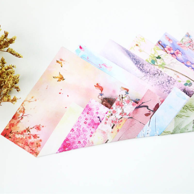 72Pcs Double Sided Paper Scrapbooking Decoration Kid DIY Handmade Coloured Folded Craft Square Arts Material 15*15cm