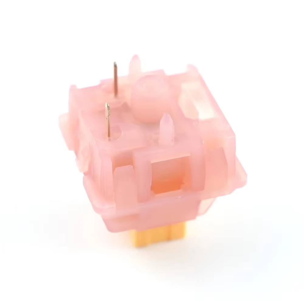 Outemu Silent Peach V3-schakelaar Mute Lemon V3-schakelaars Mechanisch toetsenbord Lineair tactiel 5-pins -swap Pre-gesmeerde PA66 POM-schakelaar