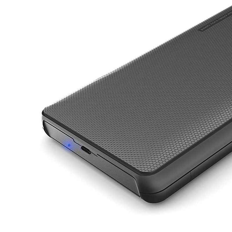Boîtier de disque dur externe de 2.5 pouces, Sata III à USB type C pour disque dur/Ssd, Installation sans outil, prend en charge Uasp