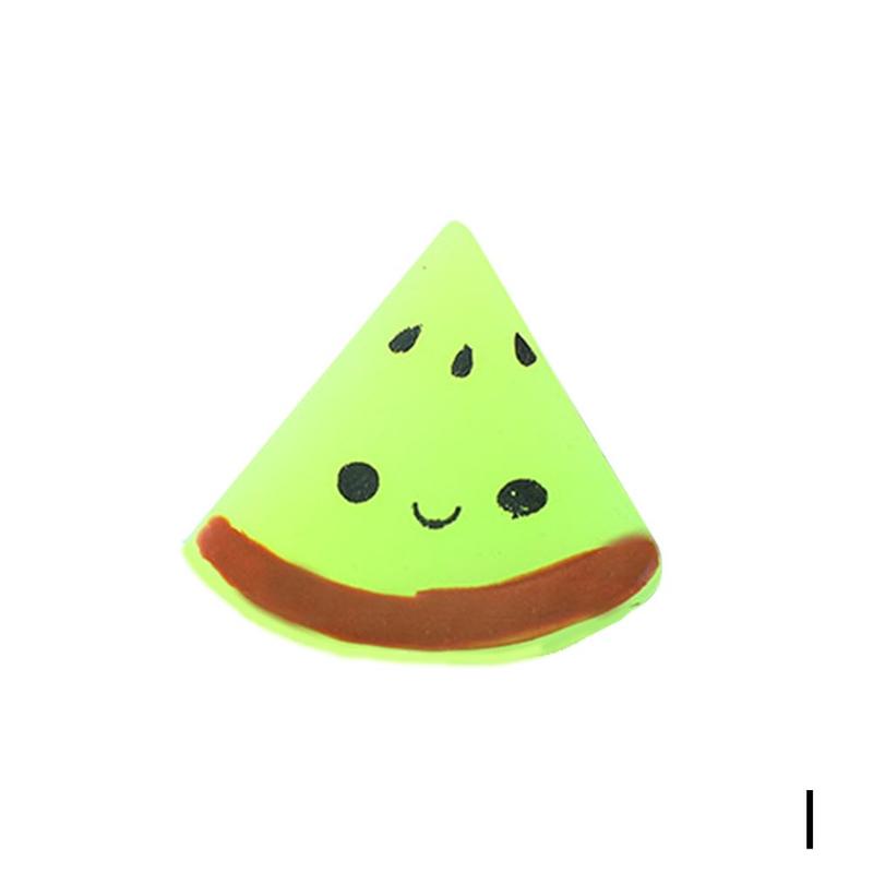 Soft Silicone Avocado Squishy Fruit Package Peach Watermelon Banana Cake Squishies Slow Rising Squeeze Toy Antistress Toys: I