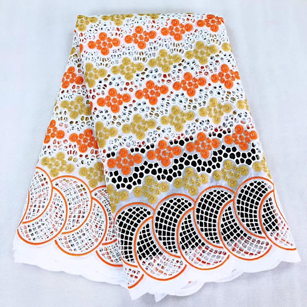 Zwitserse Kant Stof Zware Zwitserse Katoen Borduren Kant Afrikaanse Katoen Stoffen Zwitserse Voile Kant Populaire Dubai Stijl: 9