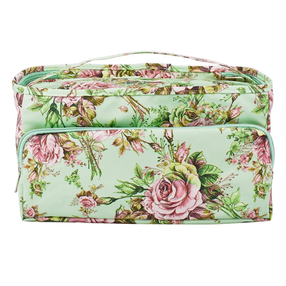 Multi-style woven tote bag yarn storage bag for thread wool yarn crochet, knitting needles and sewing accessories: 36x18.5cm