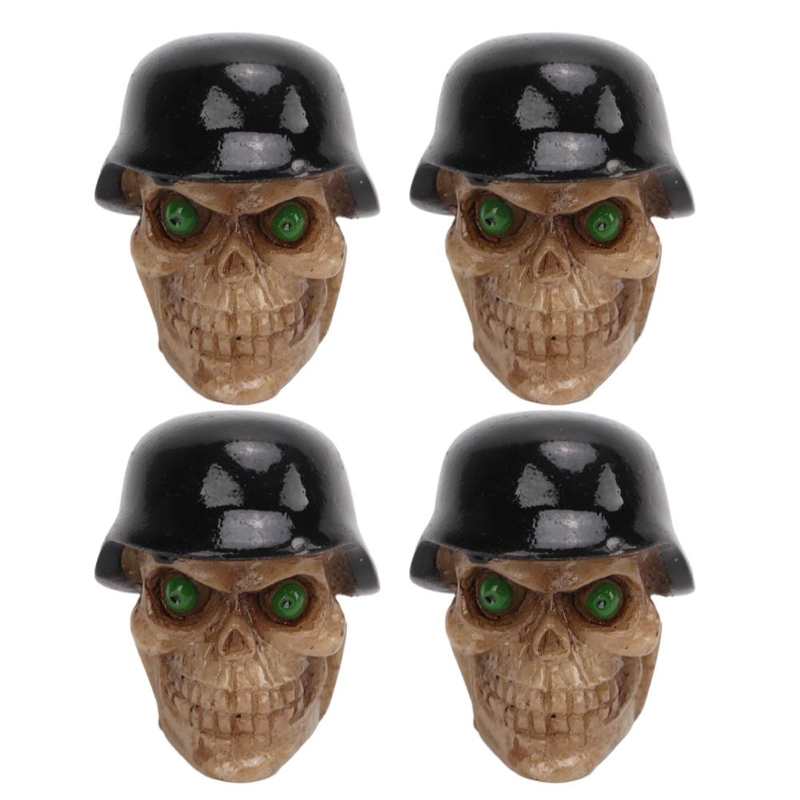 Tire Valve Caps Valve Stem Caps ABS+Copper Rustproof with Rubber Ring for Cars Bikes SUVs Trucks Motorcycle: black