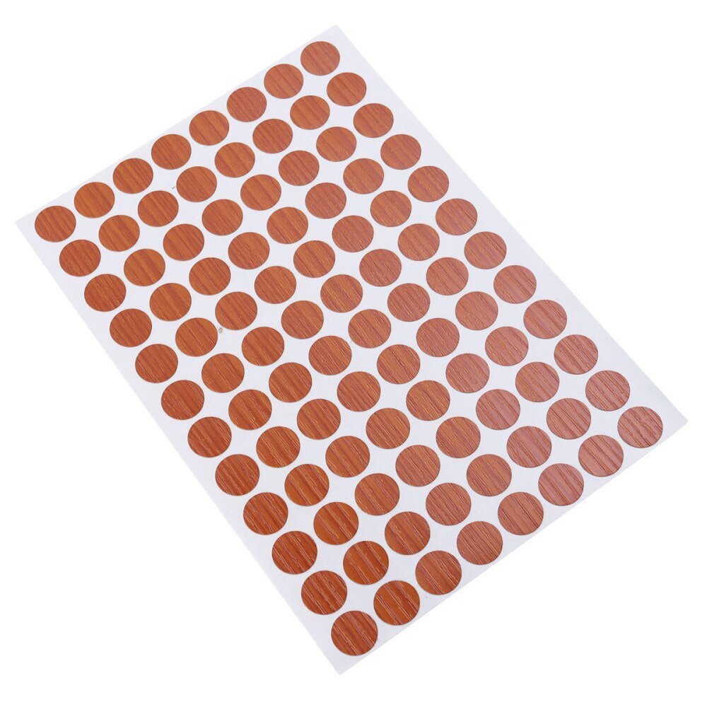 96pcs/sheet Screw Hole Cover Decorative Screw Hole Cap Sticker Decal for Desk Furniture Chair