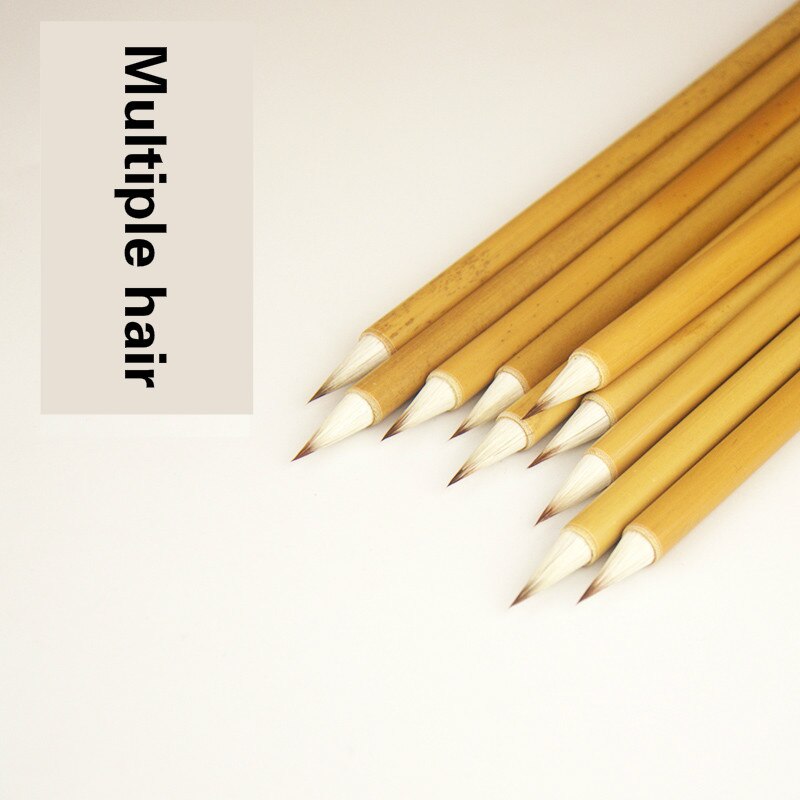 Multiple Hair Calligraphy Brushes Chinese Calligraphy Copying Special Brushes Tinta China Chinese Painting Calligraphy Brush Pen