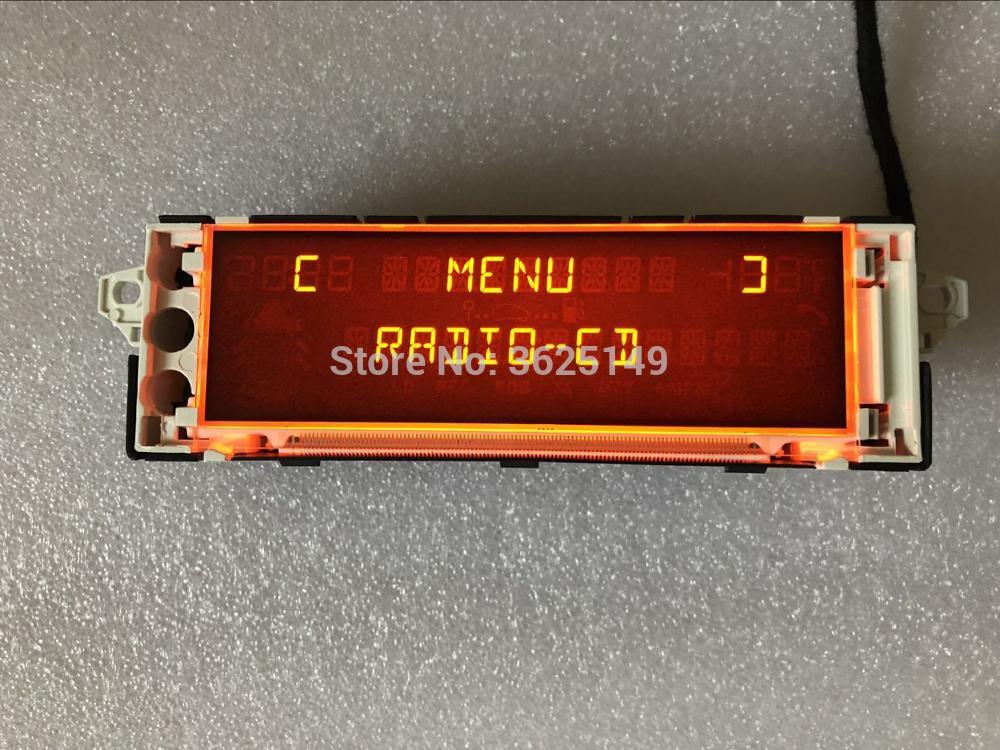 Support d'écran rouge de voiture | Pour Peugeot 307, moniteur d'affichage USB Aux, 12 broches, modèle 408, certains modèles, citroen C4
