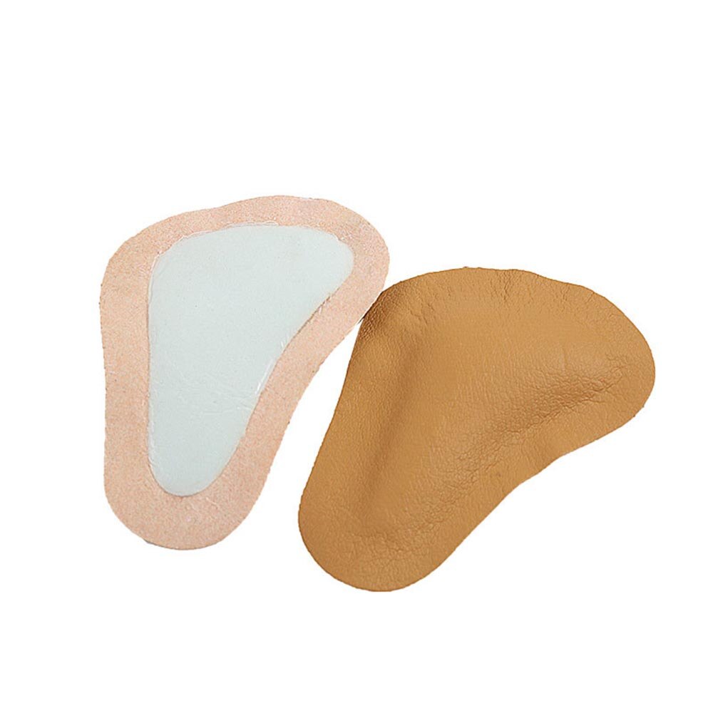 1 paar Leder Orthopädische Bogen Unterstützt Vorfuß Einlegesohlen für Frauen Schuhe Hohe Ferse Massage Kissen Halbe Elle Pads Schuh Liner