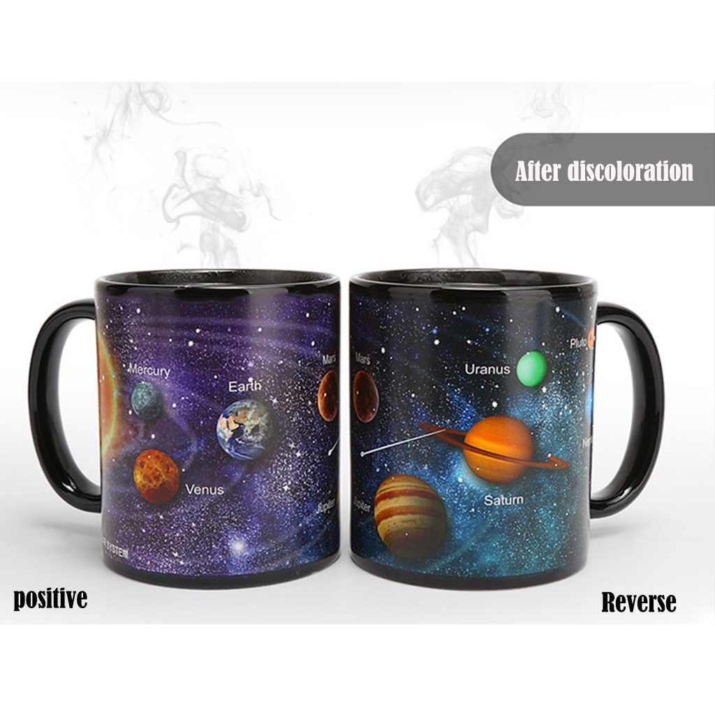 Solar System Color Changing Mug Galaxy Change Mugs Heat Sensitive Sublimation Coffee Tea Colour change Cups Magic#g3