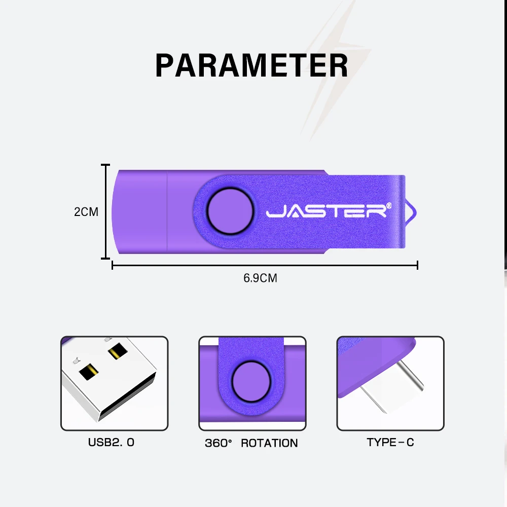 Pendrive USB TYPE-C 128MB (nie GB) Prawdziwa pojemność Pen Drive 64GB Bezpłatny brelok do kluczy Pamięć USB Prezent Czerwony U Dysk Niebieski 1G 2G 4G 8G