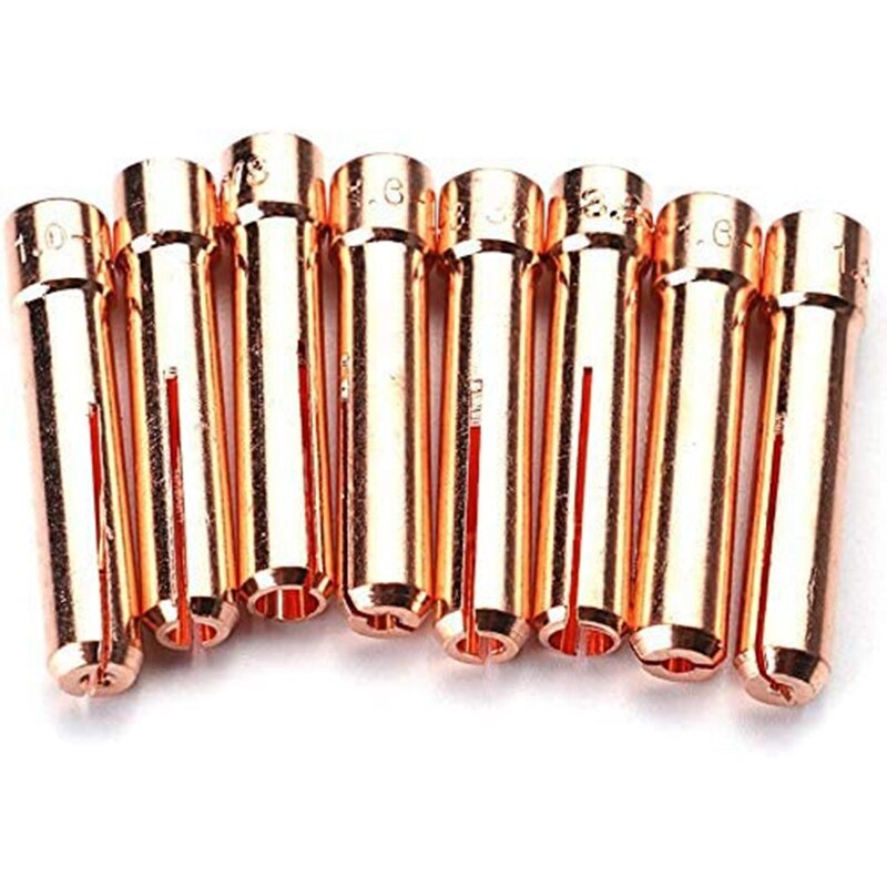63 Pieces TIG Welding Accessory Kit Chuck Body Glass Cup Aluminum Nozzle Coarse Tone Lens 10 Pyrex Cup Kit for TIG WP