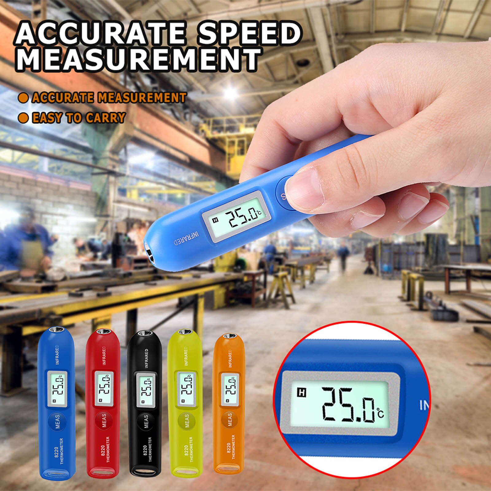 40# Kitchen Food Cooking Infrared Thermometer Mini Handheld Portable Temperature Multifunctional Household Tools Инструменты